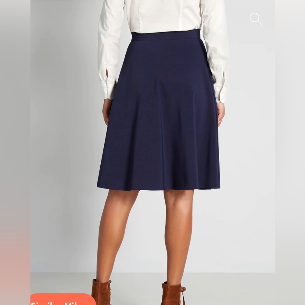 ModCloth Just This Sway A-Line Skirt